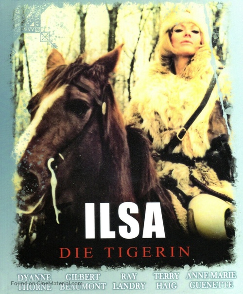 Ilsa the Tigress of Siberia - German Blu-Ray movie cover