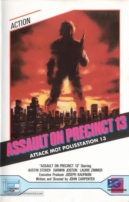 Assault on Precinct 13 - Swedish Movie Cover