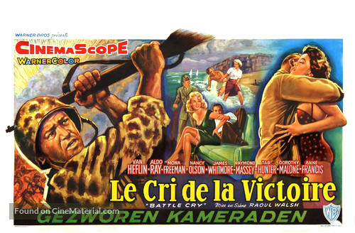 Battle Cry - Belgian Movie Poster