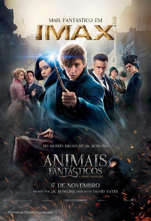 Fantastic Beasts and Where to Find Them - Brazilian Movie Poster