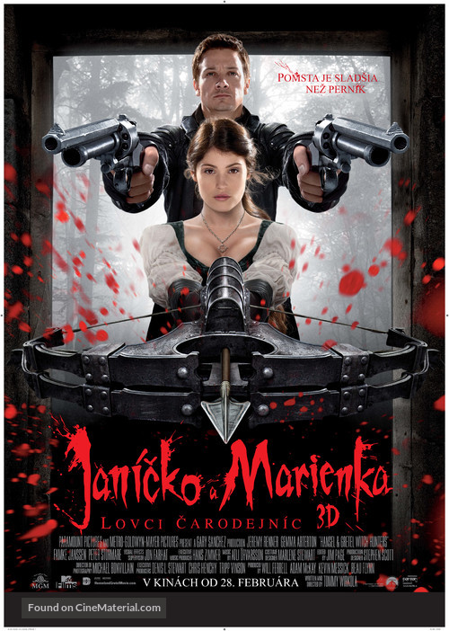 Hansel &amp; Gretel: Witch Hunters - Slovak Movie Poster