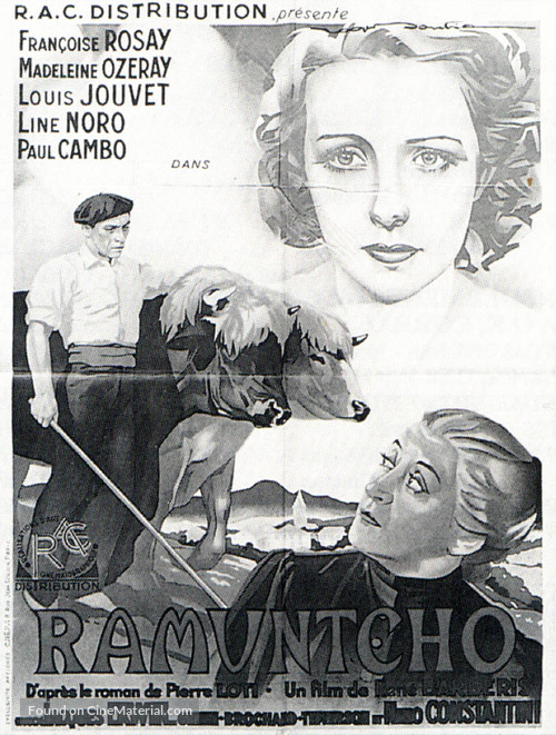 Ramuntcho - French Movie Poster