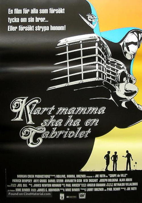 Coupe de Ville - Swedish Movie Poster