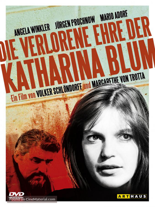 Die verlorene Ehre der Katharina Blum oder: Wie Gewalt entstehen und wohin sie f&uuml;hren kann - German Movie Cover
