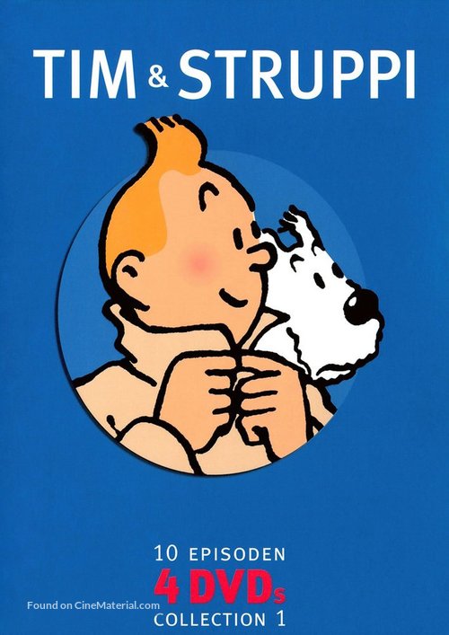 &quot;Les aventures de Tintin&quot; - German DVD movie cover