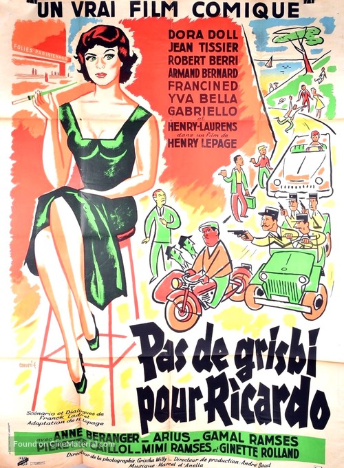 Pas de grisbi pour Ricardo - French Movie Poster