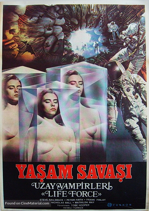 Lifeforce - Turkish Movie Poster