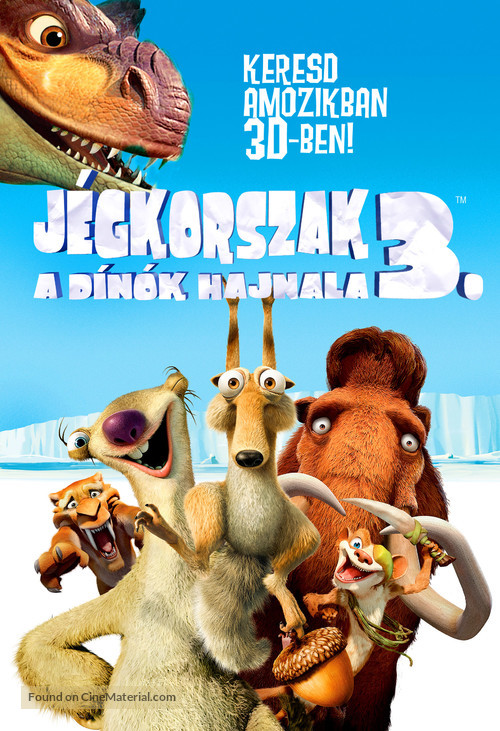 Ice Age: Dawn of the Dinosaurs - Hungarian Movie Poster