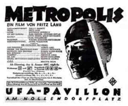 Metropolis - German poster