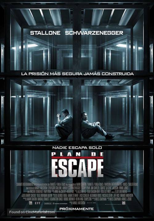 Escape Plan - Bolivian Movie Poster
