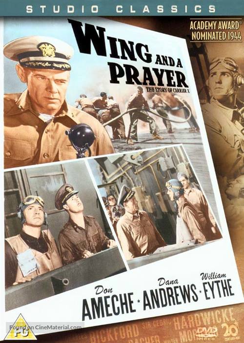 Wing and a Prayer - British DVD movie cover