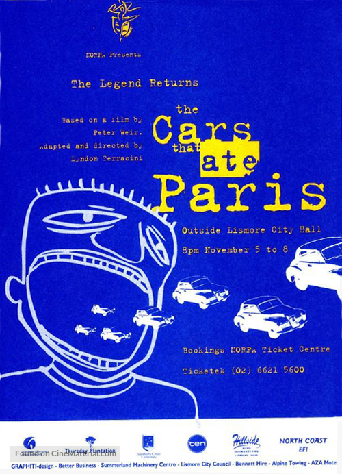 The Cars That Ate Paris - Australian Movie Poster