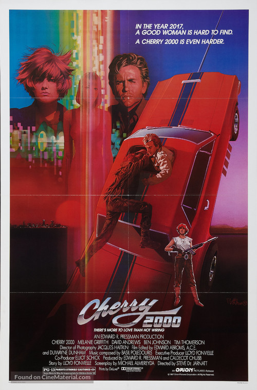 Cherry 2000 - Movie Poster