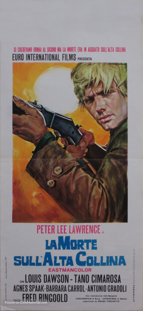 La morte sull&#039;alta collina - Italian Movie Poster