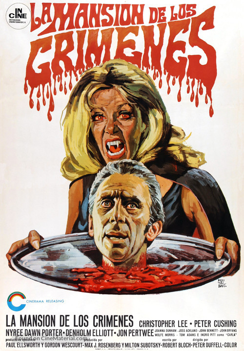 The House That Dripped Blood - Spanish Movie Poster