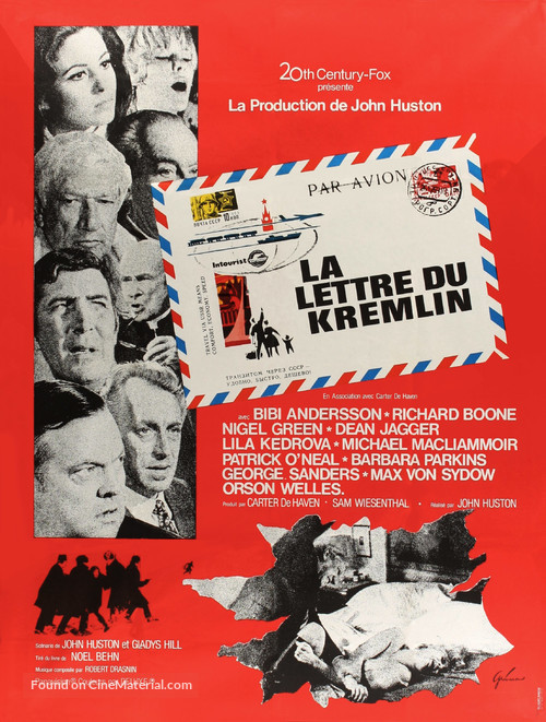 The Kremlin Letter - French Movie Poster