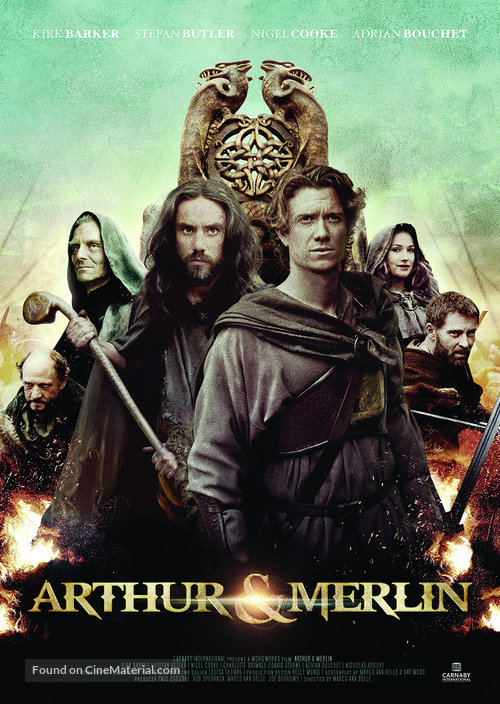 Arthur &amp; Merlin - British Movie Poster