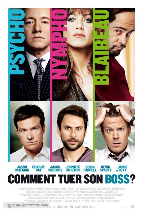 Horrible Bosses - Swiss Movie Poster