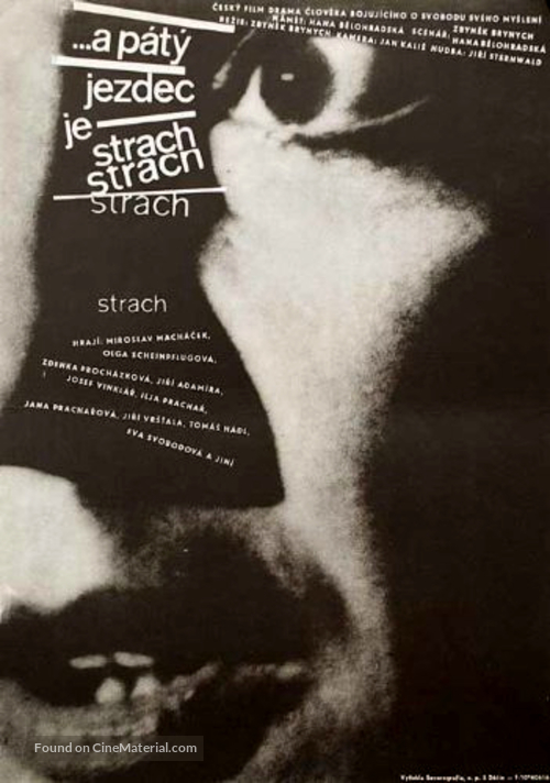 ...a p&aacute;ty jezdec je Strach - Czech Movie Poster