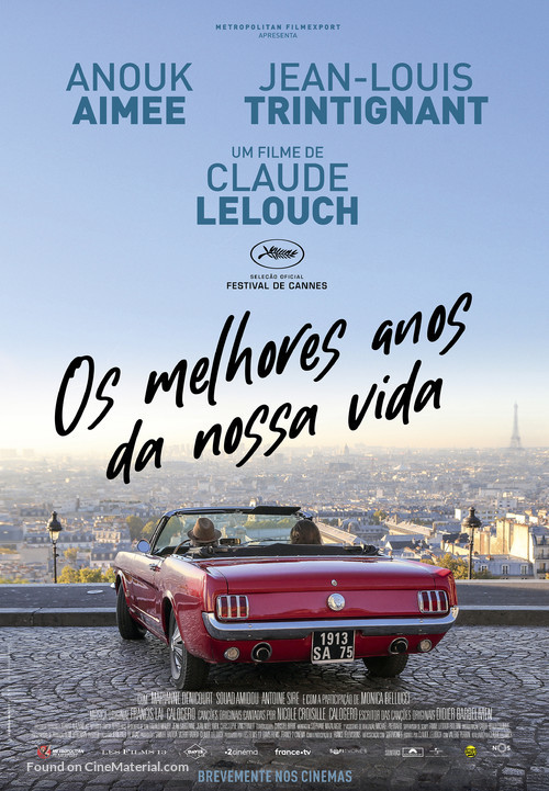 Les plus belles ann&eacute;es d&#039;une vie - Portuguese Movie Poster