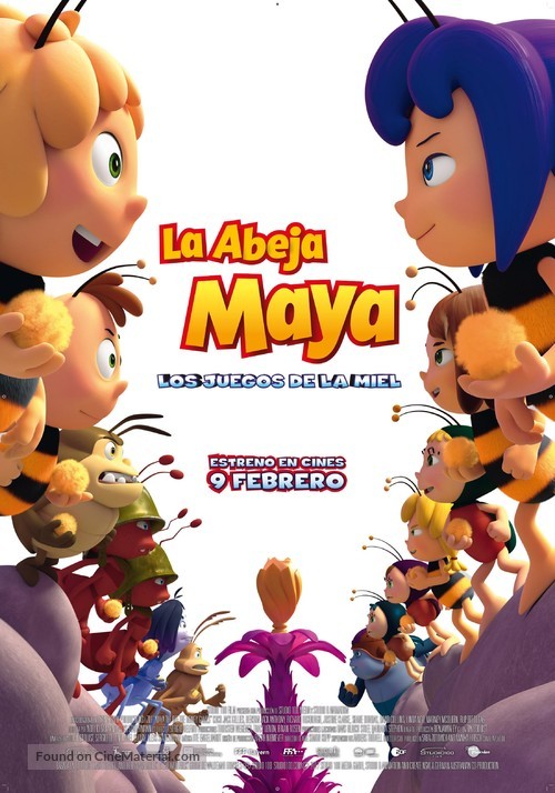 Maya the Bee: The Honey Games - Spanish Movie Poster