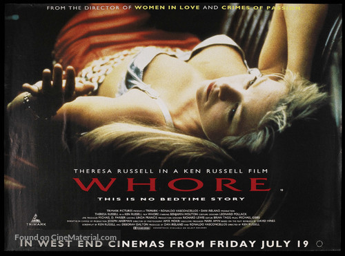 Whore - British Movie Poster