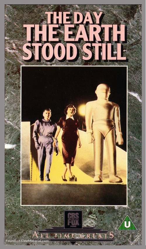 The Day the Earth Stood Still - British VHS movie cover