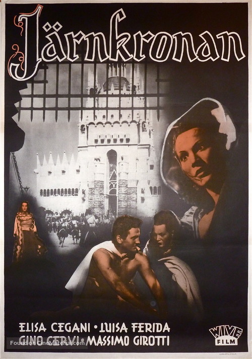 La corona di ferro - Swedish Movie Poster