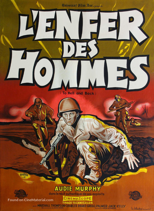 To Hell and Back - French Movie Poster