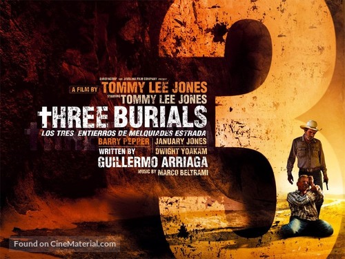 The Three Burials of Melquiades Estrada - British Movie Poster