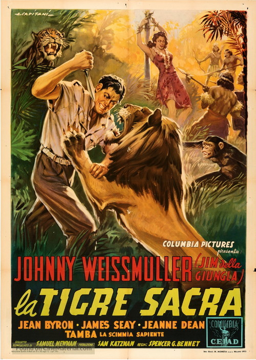 Voodoo Tiger - Italian Movie Poster