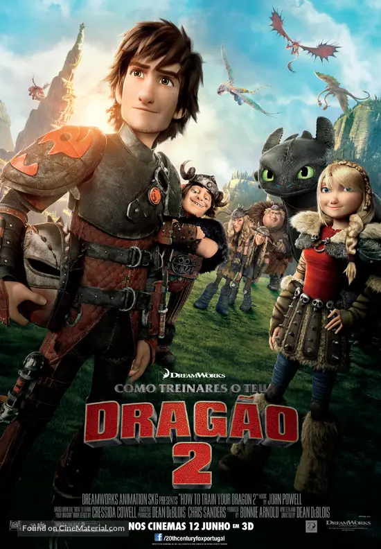 How to Train Your Dragon 2 - Portuguese Movie Poster