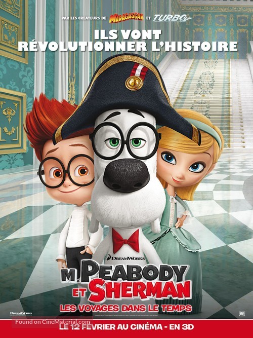 Mr. Peabody &amp; Sherman - French Movie Poster