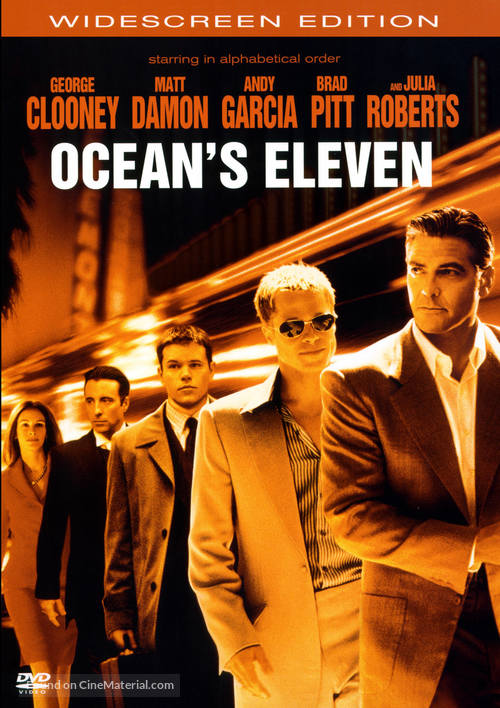 Ocean&#039;s Eleven - DVD movie cover