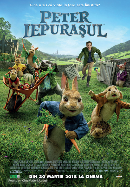 Peter Rabbit - Romanian Movie Poster