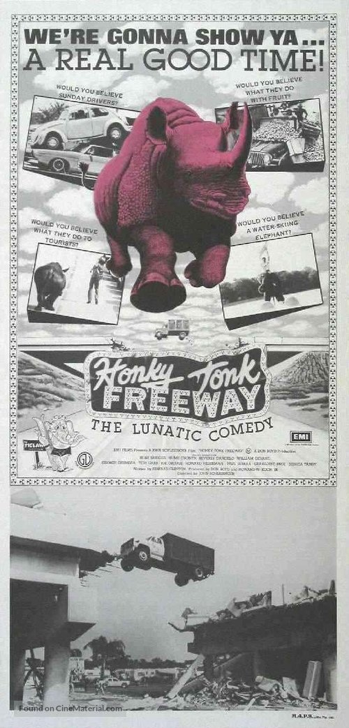 Honky Tonk Freeway - Australian Movie Poster