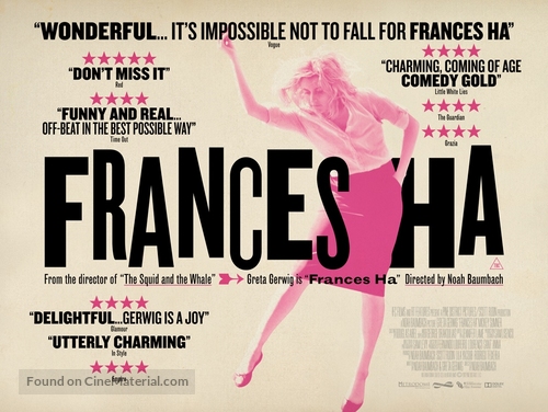 Frances Ha - British Movie Poster