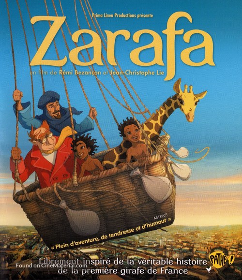 Zarafa - French Blu-Ray movie cover