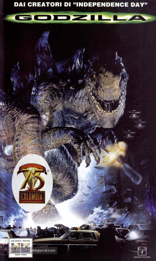Godzilla - Italian VHS movie cover
