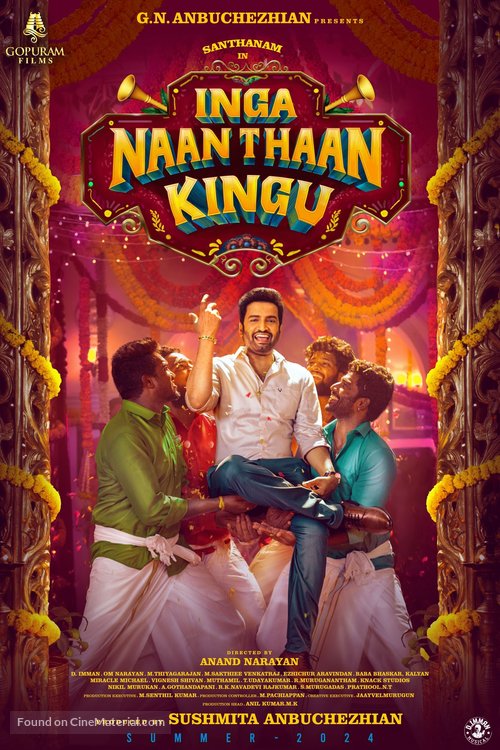 Inga Naan Thaan Kingu - Indian Movie Poster