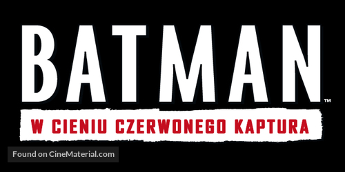 Batman: Under the Red Hood - Polish Logo