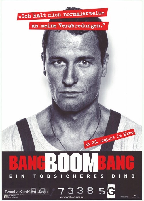 Bang Boom Bang - Ein todsicheres Ding - German Movie Poster