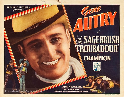 Sagebrush Troubadour - Movie Poster