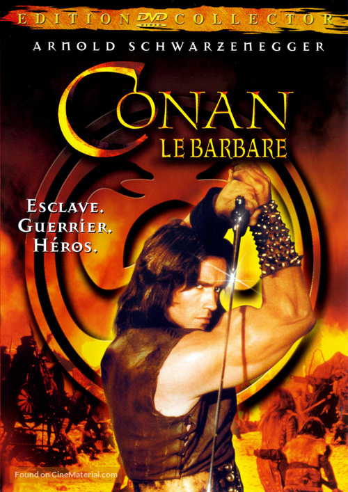 Conan The Barbarian - French DVD movie cover