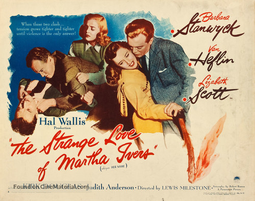 The Strange Love of Martha Ivers - Movie Poster