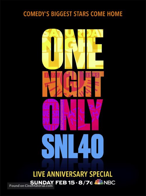 Saturday Night Live: 40th Anniversary Special - Movie Poster