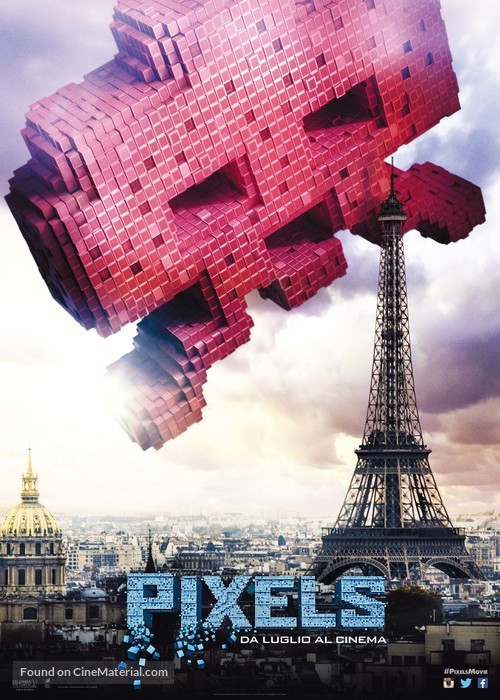 Pixels - Italian Movie Poster