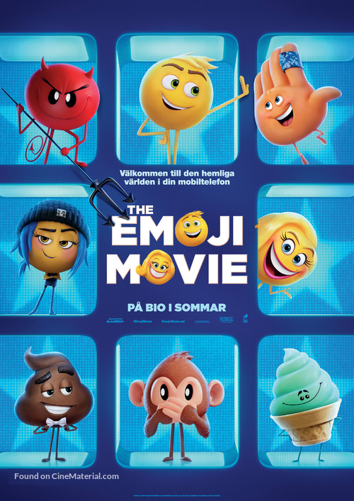 The Emoji Movie - Swedish Movie Poster