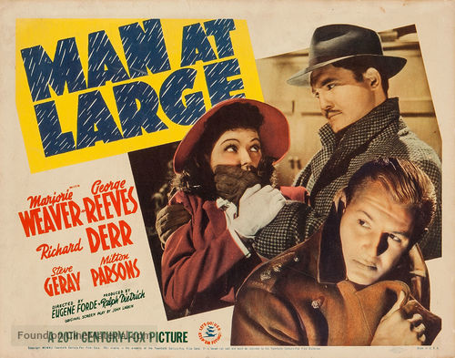 Man at Large - Movie Poster