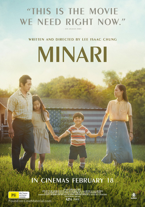 Minari - Australian Movie Poster